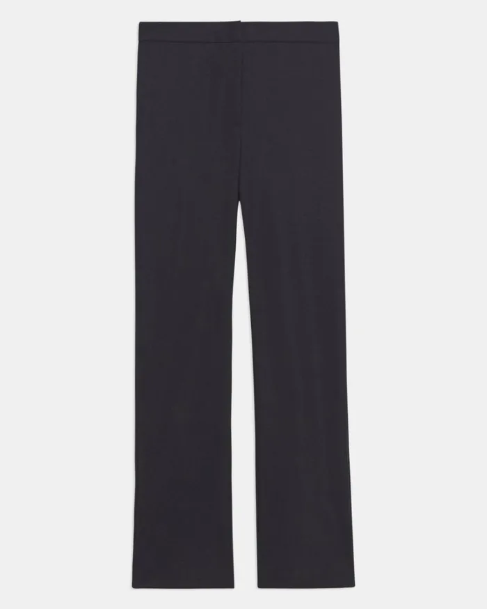 Pants Women Theory Slim Kick Pant In Precision Ponte Black Pants Women Theory Slim Kick Pant In Precision Ponte Black