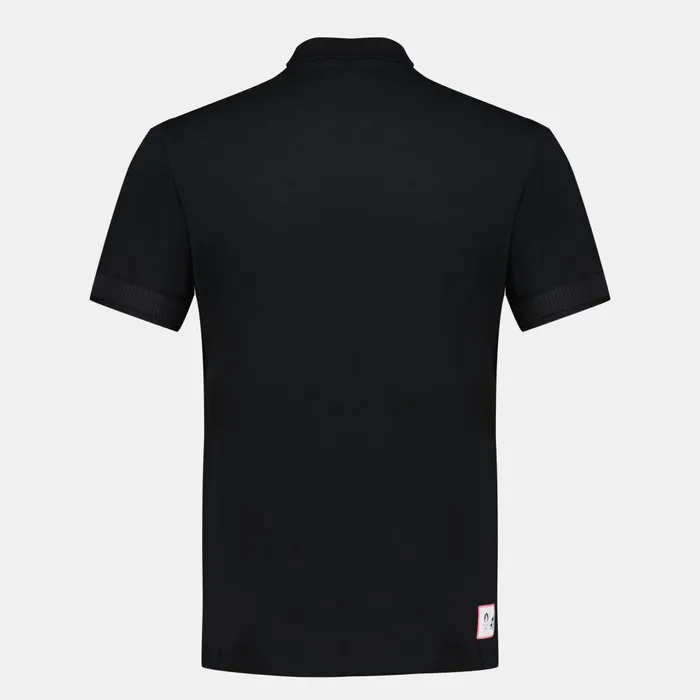 Polos Shirts Men Le Coq Sportif Paris 2024 Polo Shirt Black