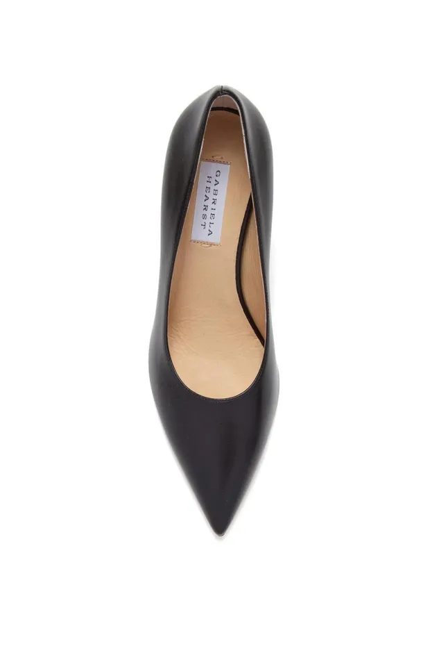 Pumps Women Gabriela Hearst Edwina High Heel Stiletto Pump In Black Nappa Leather Pumps Women Gabriela Hearst Edwina High Heel Stiletto Pump In Black Nappa Leather