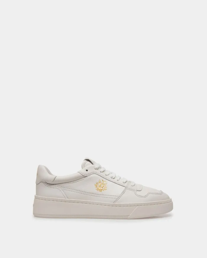Raise Sneaker In White Leather Women Bally Sneakers