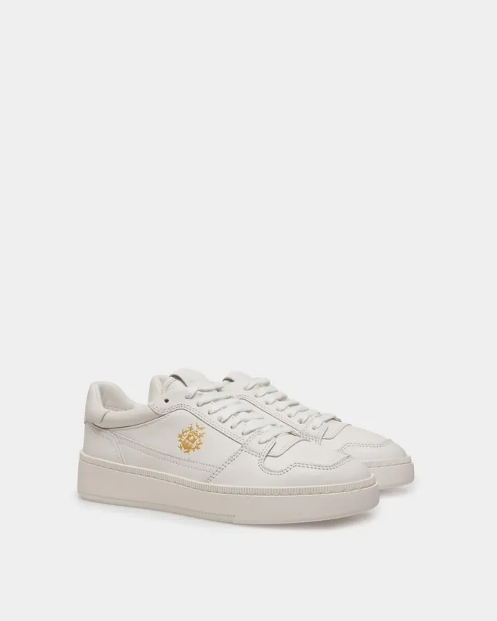 Raise Sneaker In White Leather Women Bally Sneakers