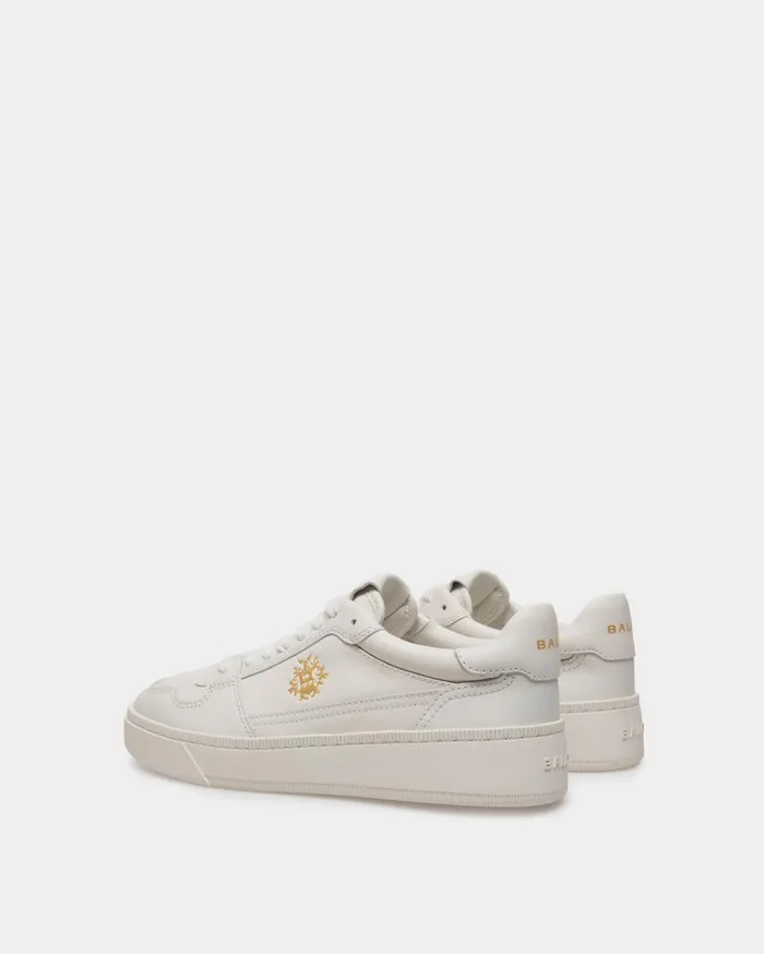 Raise Sneaker In White Leather Women Bally Sneakers