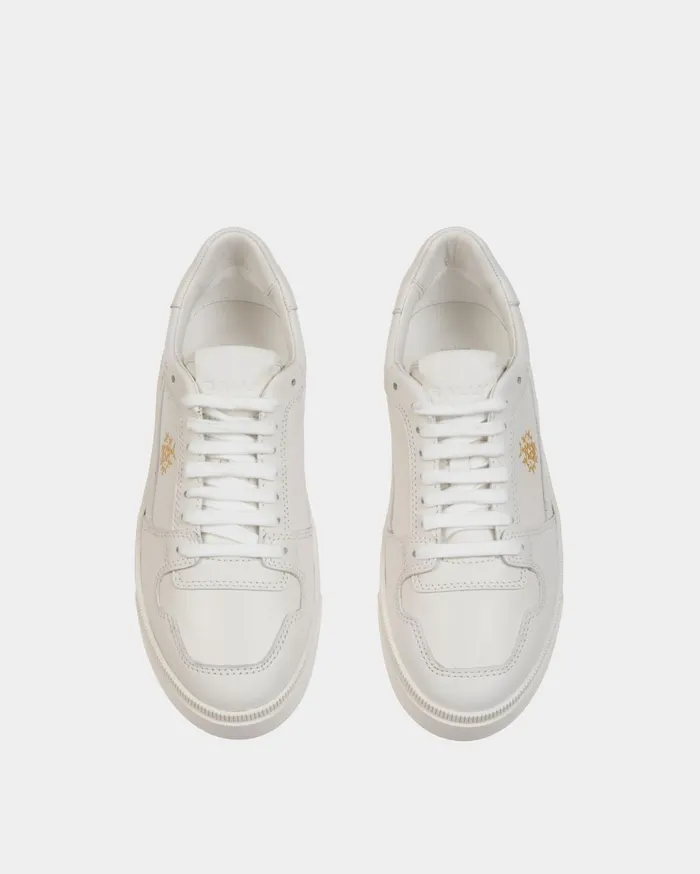 Raise Sneaker In White Leather Women Bally Sneakers