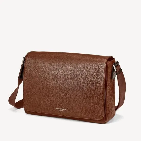 Reporter Messenger Bag Tobacco Pebble Men Aspinal Of London Laptop Bags Reporter Messenger Bag Tobacco Pebble Men Aspinal Of London Laptop Bags