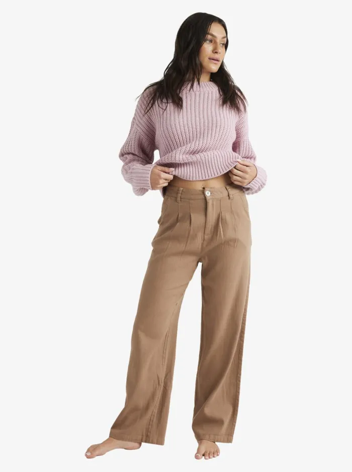 Roxy Attractive Light 8211 Chino Pants Portabella Women Trousers
