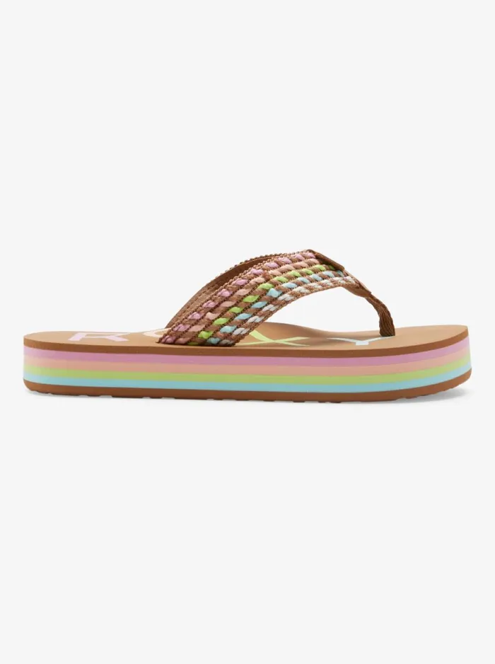 Roxy Chika Hi 8211 Sandals For Girls Multi 1 Kids Shoes