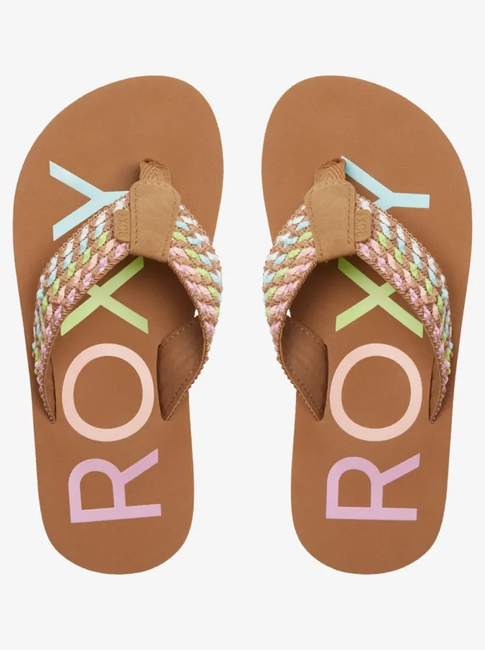 Roxy Chika Hi 8211 Sandals For Girls Multi 1 Kids Shoes Roxy Chika Hi 8211 Sandals For Girls Multi 1 Kids Shoes