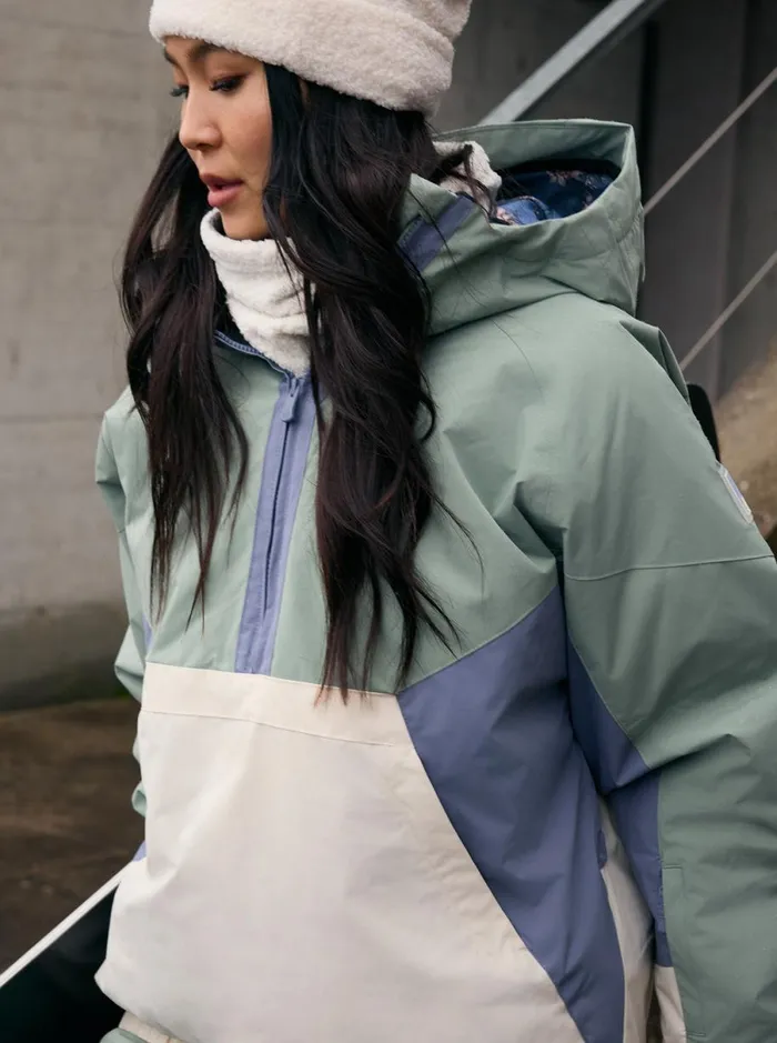 Roxy Chloe Kim 8211 Snow Jacket Lily Pad Women Jackets and Coats