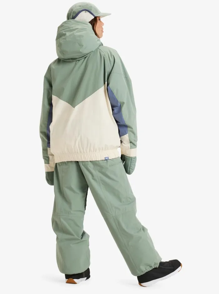 Roxy Chloe Kim 8211 Snow Jacket Lily Pad Women Jackets and Coats