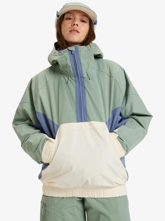 Roxy Chloe Kim 8211 Snow Jacket Lily Pad Women Jackets and Coats
