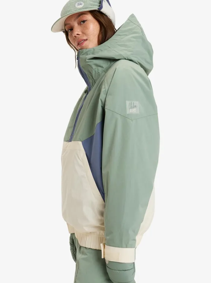 Roxy Chloe Kim 8211 Snow Jacket Lily Pad Women Jackets and Coats