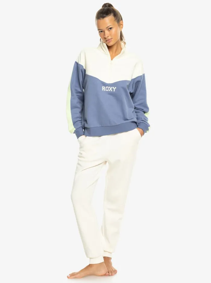 Roxy Essential Energy 8211 HalfZip Sweatshirt Wild Wind Women Sweatshirts and Hoodies