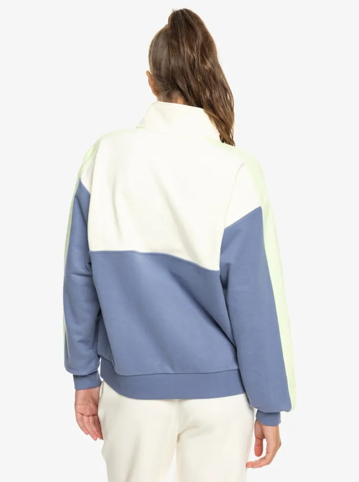 Roxy Essential Energy 8211 HalfZip Sweatshirt Wild Wind Women Sweatshirts and Hoodies