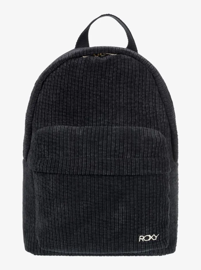 Roxy Feeling Good 8211 Extra Small Corduroy Backpack Anthracite WomenKids Backpacks