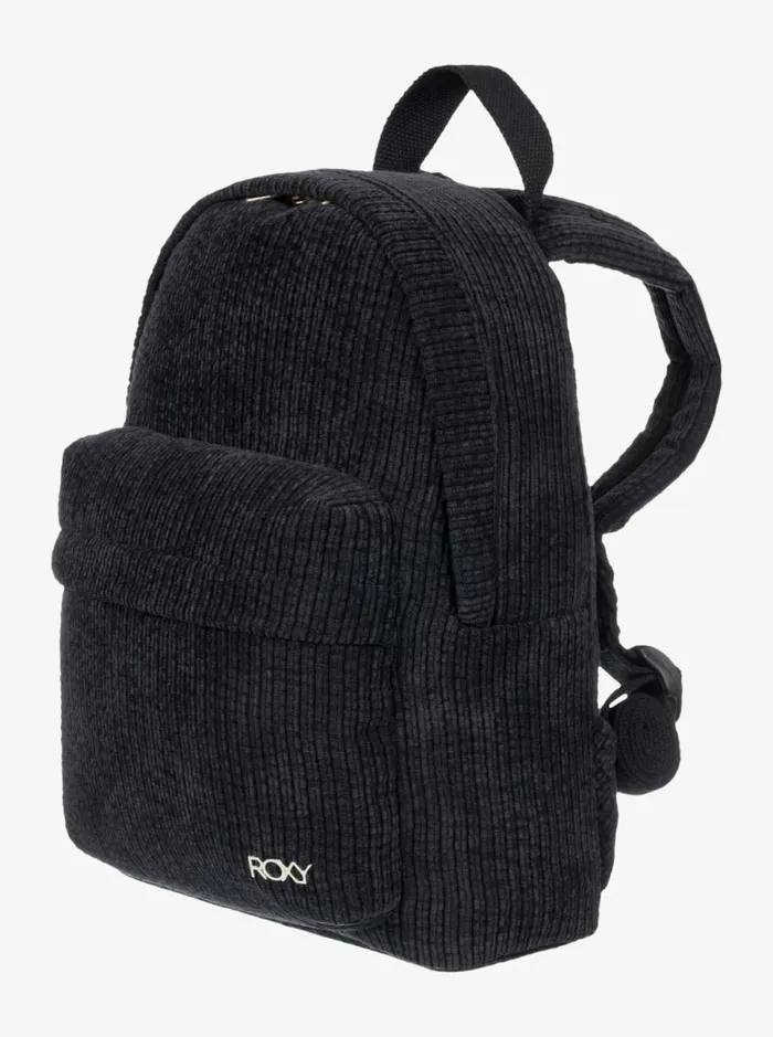 Roxy Feeling Good 8211 Extra Small Corduroy Backpack Anthracite WomenKids Backpacks