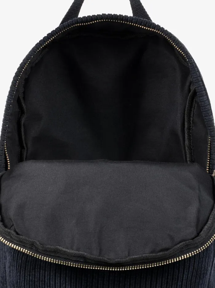 Roxy Feeling Good 8211 Extra Small Corduroy Backpack Anthracite WomenKids Backpacks