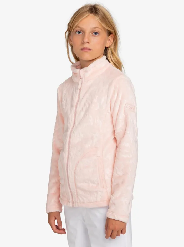 Roxy Igloo 8211 ZipUp Sweatshirt For Girls 8 8211 16 Pink Salt Kids Sweatshirts and Hoodies