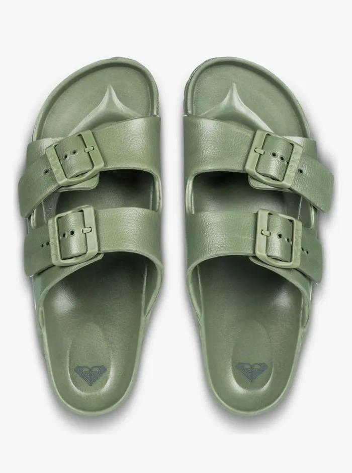 Roxy Kattie 8211 FlipFlops Oil Green Women Shoes