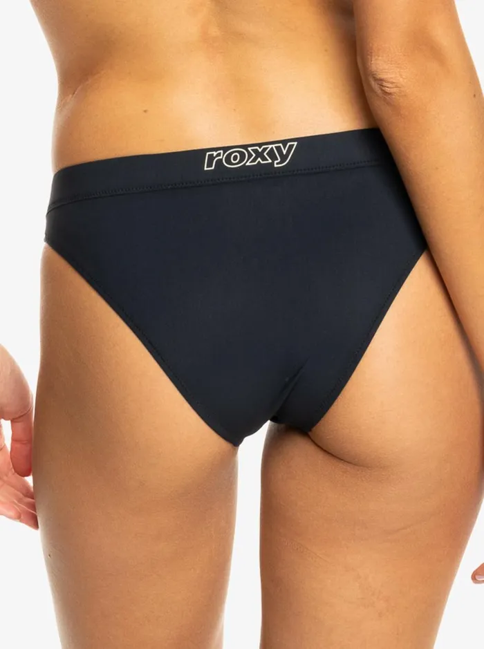 Roxy Roxy Active 8211 Full Coverage Bikini Bottoms Anthracite Women Bikinis