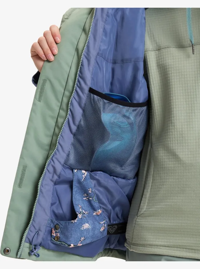 Roxy Roxy Jetty 8211 Snow Jacket Wild Wind Chloe Blossom Women Jackets and Coats
