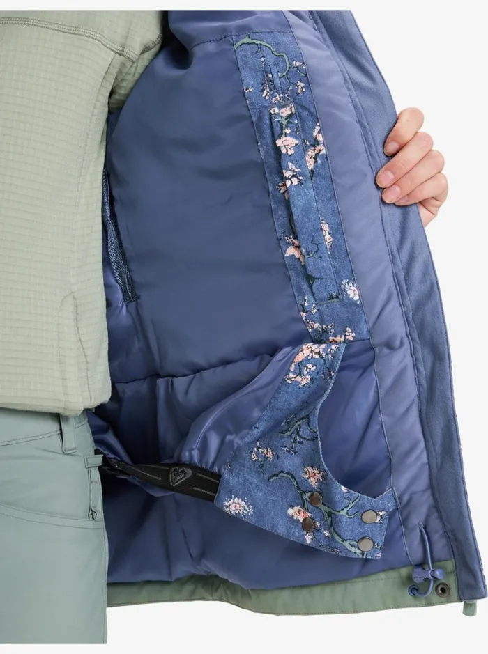 Roxy Roxy Jetty 8211 Snow Jacket Wild Wind Chloe Blossom Women Jackets and Coats