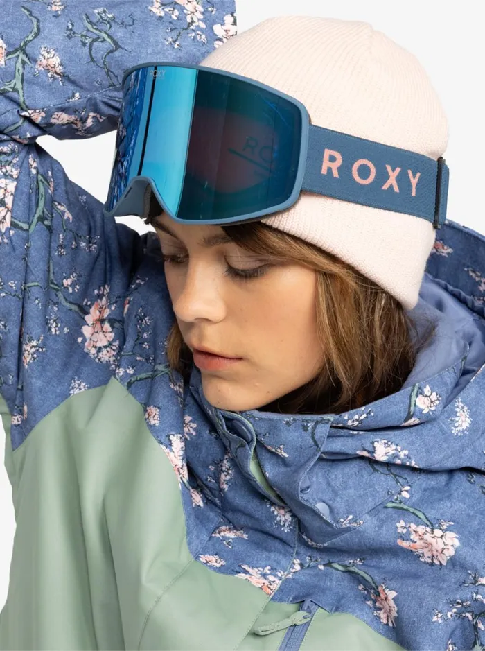Roxy Storm 8211 SnowboardSki Goggles Wild Windsilver Ml S3 Women Goggles