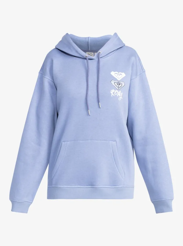 Roxy Surf Stoked 8211 Pullover Hoodie Infinity Blue WomenKids Sweatshirts and Hoodies