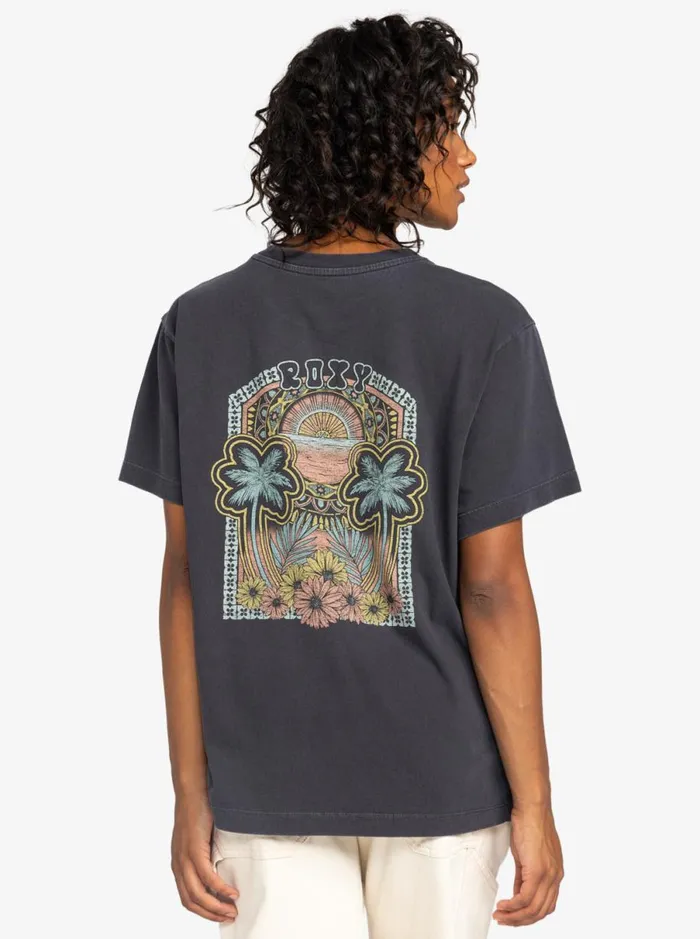Roxy To The Sun 8211 Short Sleeves Tshirt Phantom WomenKids TShirts and Tops