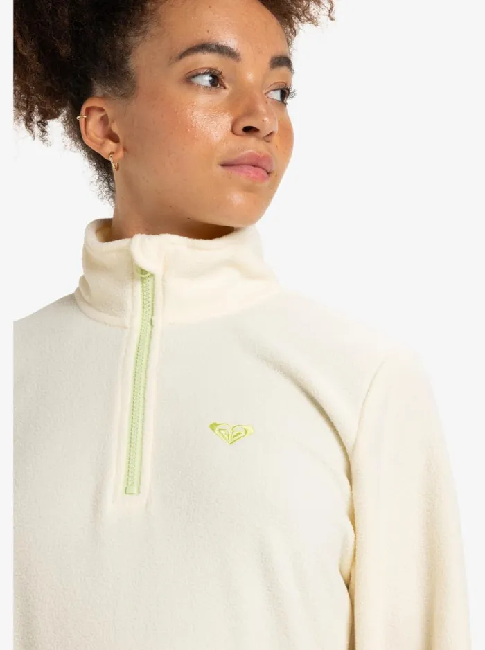 Roxy Waves Of Warmth 8211 Sport Sweater Pullover Buttercream Women Sweatshirts and Hoodies