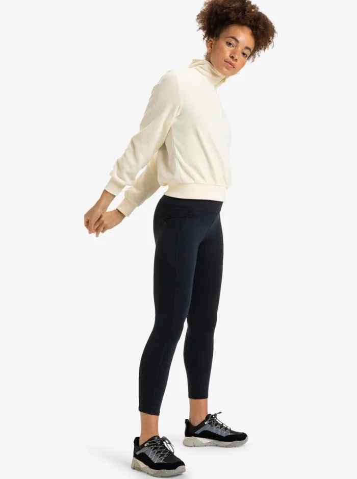 Roxy Waves Of Warmth 8211 Sport Sweater Pullover Buttercream Women Sweatshirts and Hoodies