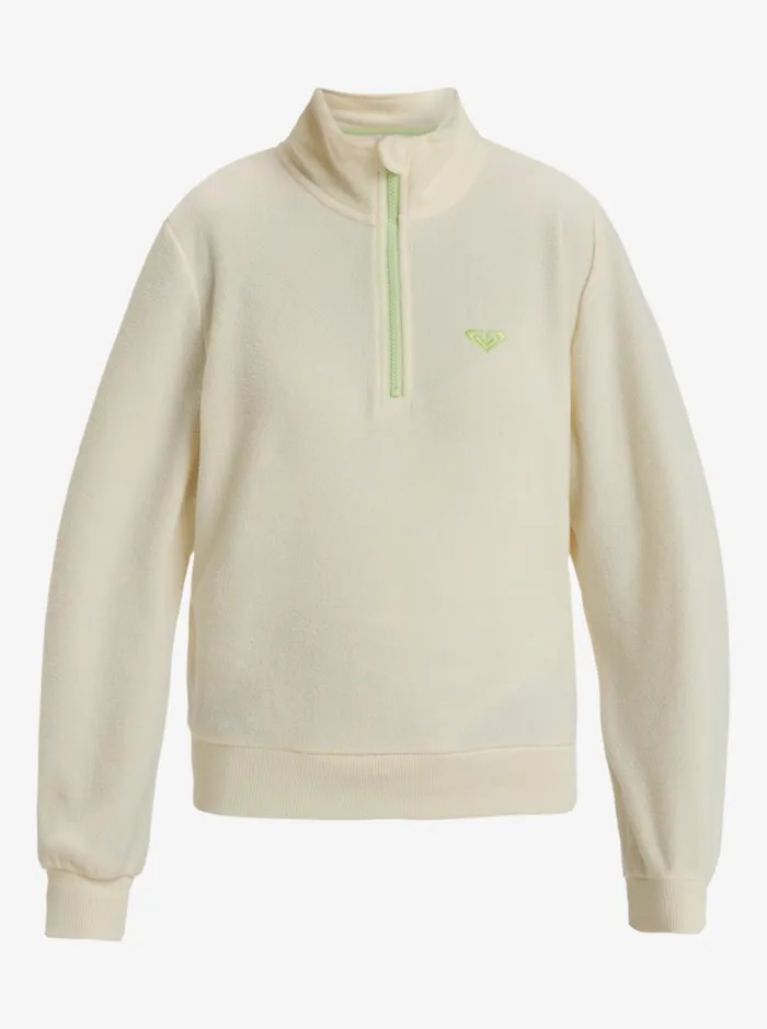 Roxy Waves Of Warmth 8211 Sport Sweater Pullover Buttercream Women Sweatshirts and Hoodies