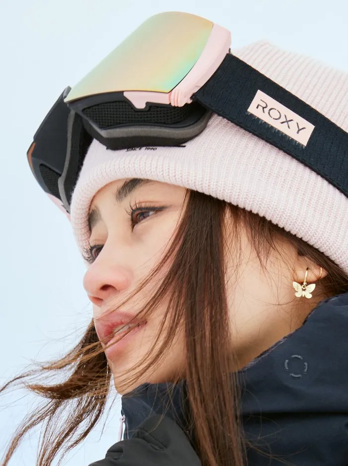 Roxy Wildlove 8211 Snowboard Goggles Blackclux Pink Rose Ml S3 Women Goggles