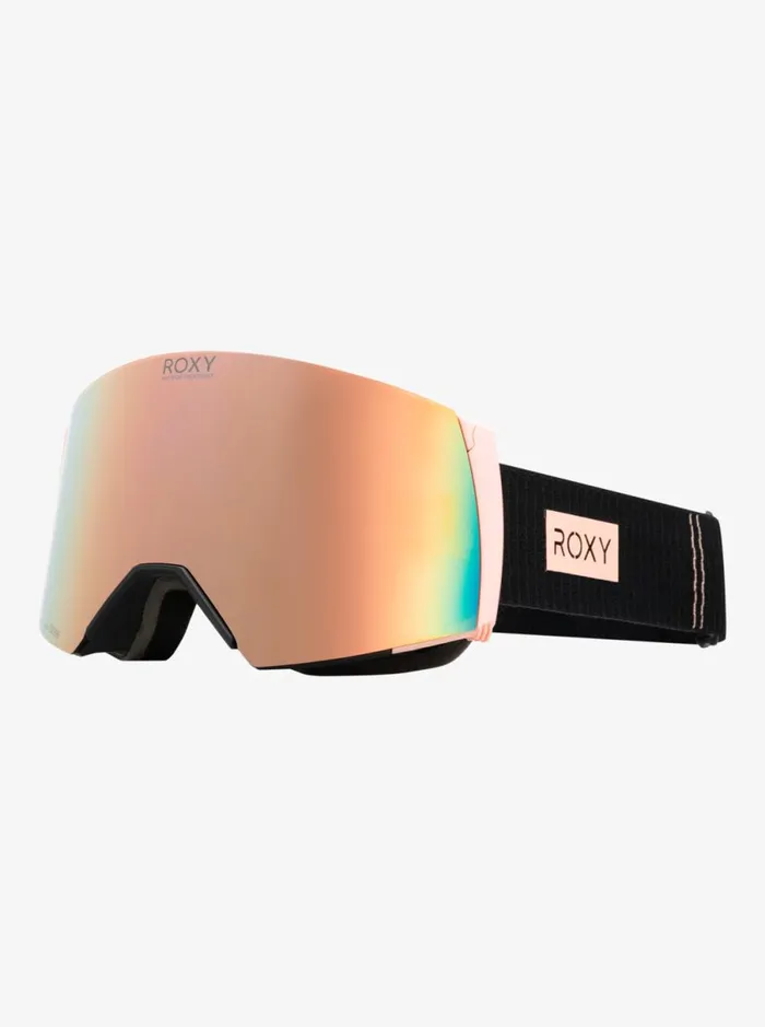 Roxy Wildlove 8211 Snowboard Goggles Blackclux Pink Rose Ml S3 Women Goggles