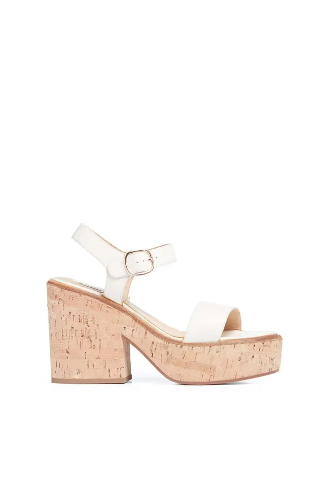 Sandals Women Gabriela Hearst Sardis Platform Sandal In Cream Leather
