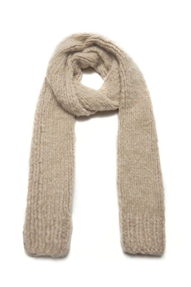 Scarves and Gloves Women Gabriela Hearst Pyke Knit Scarf In Oatmeal Welfat Cashmere Scarves and Gloves Women Gabriela Hearst Pyke Knit Scarf In Oatmeal Welfat Cashmere