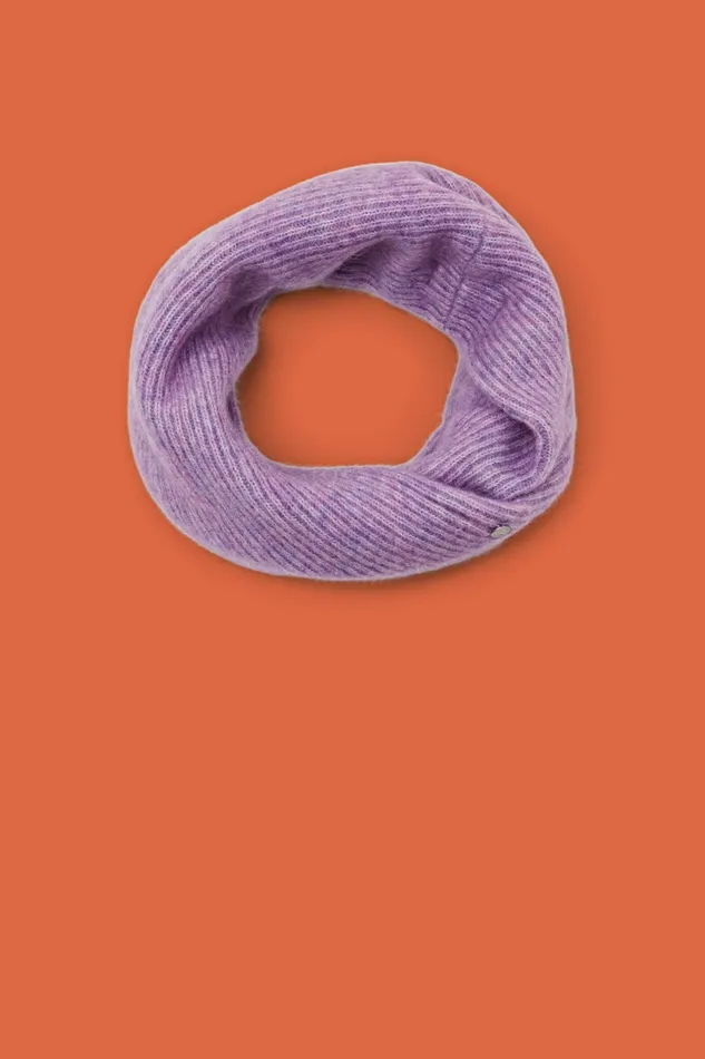 Scarves Women Esprit MohairWool Blend Twisted Loop Scarf Lavender