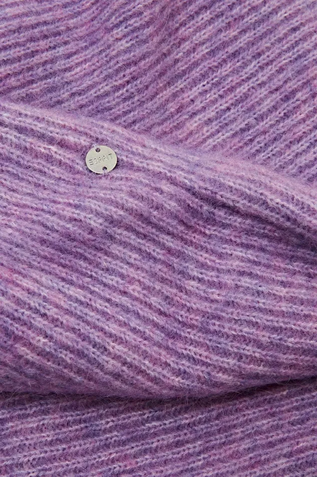 Scarves Women Esprit MohairWool Blend Twisted Loop Scarf Lavender