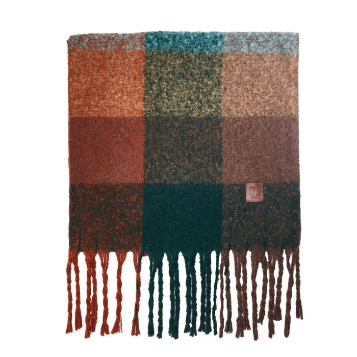 Scarves Women Moda In Pelle Asterscarf Green Textile