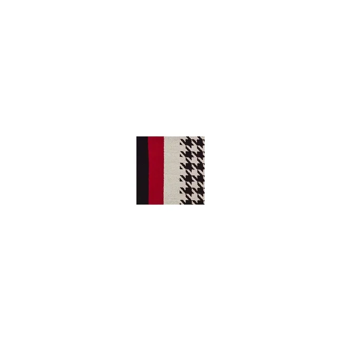 Scarves Women Moda In Pelle Serenascarf Black Red Textile