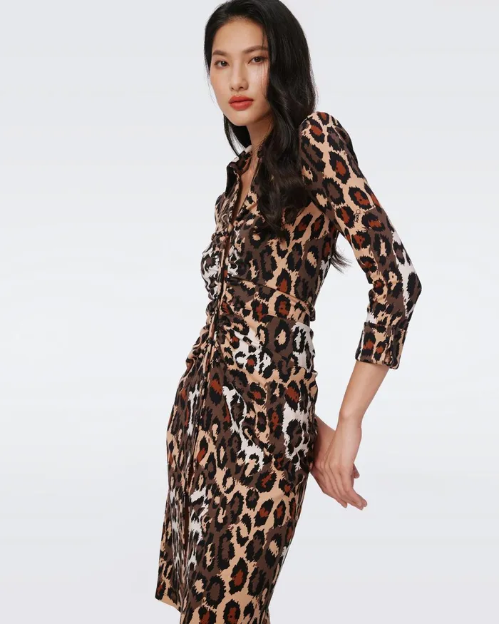 Sheska Dress Tiny Jungle Cat Women DVF Dresses