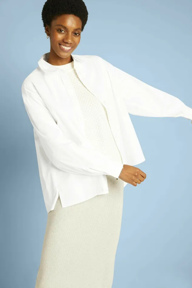 Shirts Blouses Women Esprit TieBack Shirt White