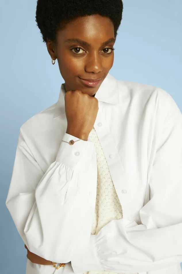 Shirts Blouses Women Esprit TieBack Shirt White
