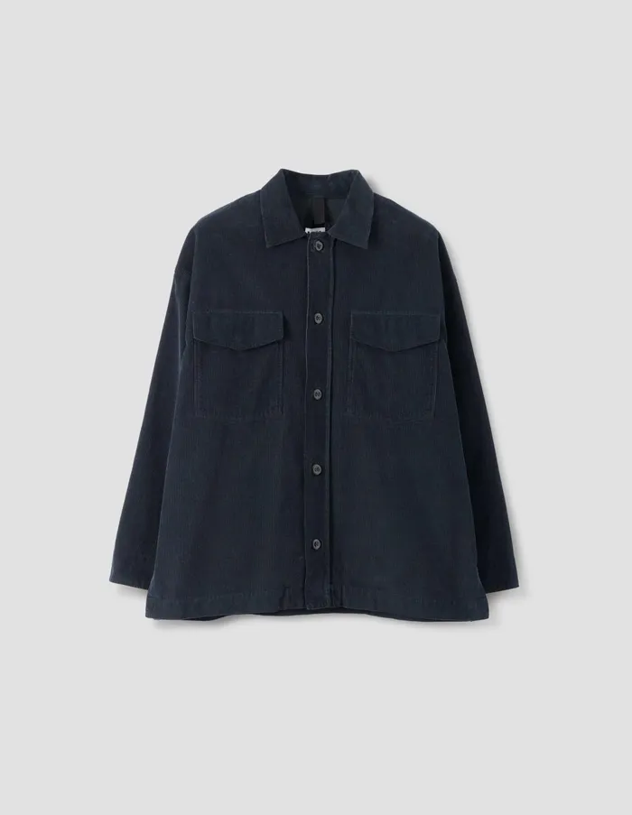 Shirts Men Margaret Howell Mhl Long Overshirt Black
