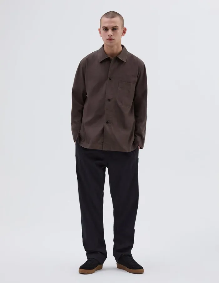 Shirts Men Margaret Howell Mhl Pj Shirt Carob
