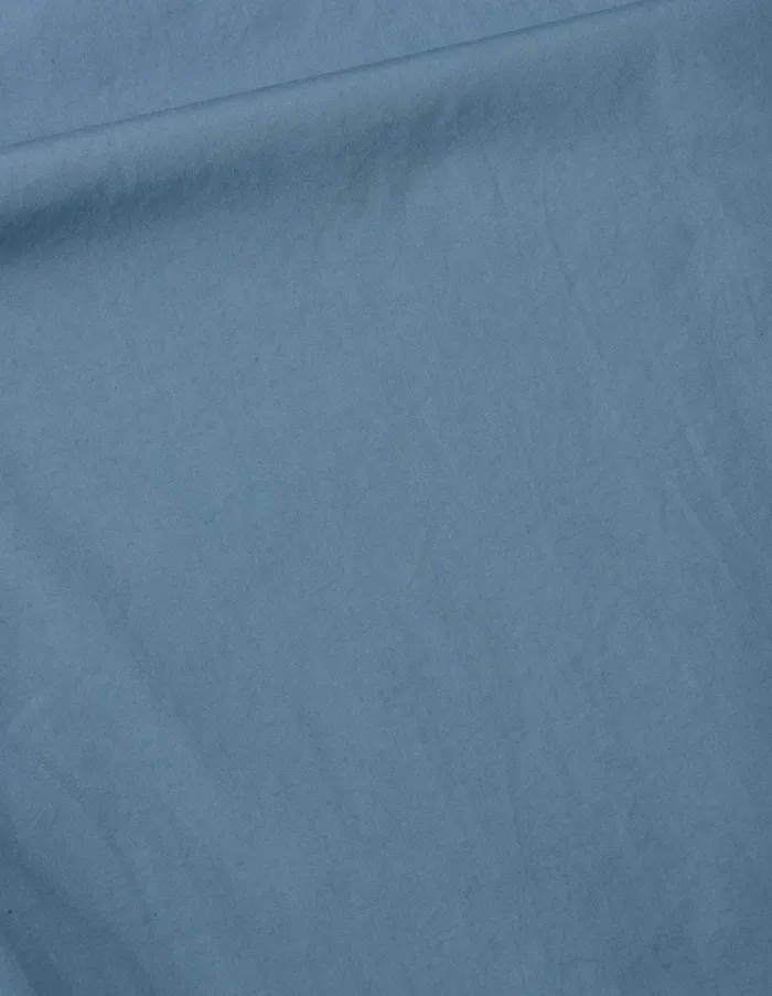 Shirts Women Margaret Howell Mhl Button Through Collarless Shirt Uniform Blue