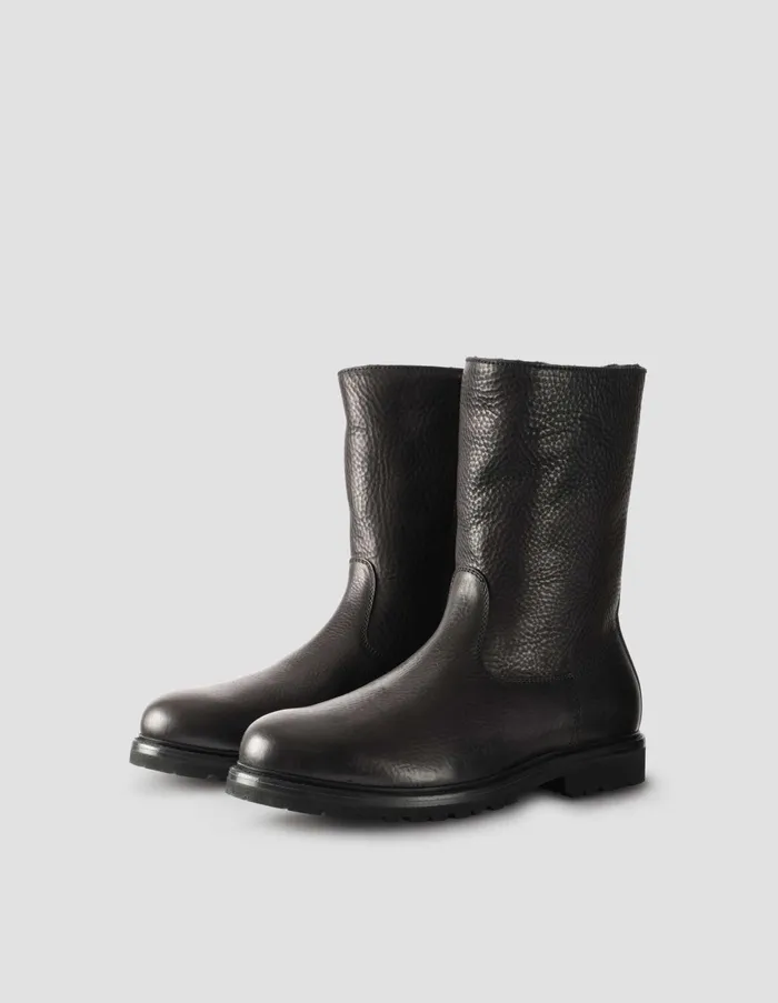 Shoes Men Margaret Howell Zip Up Boot Black