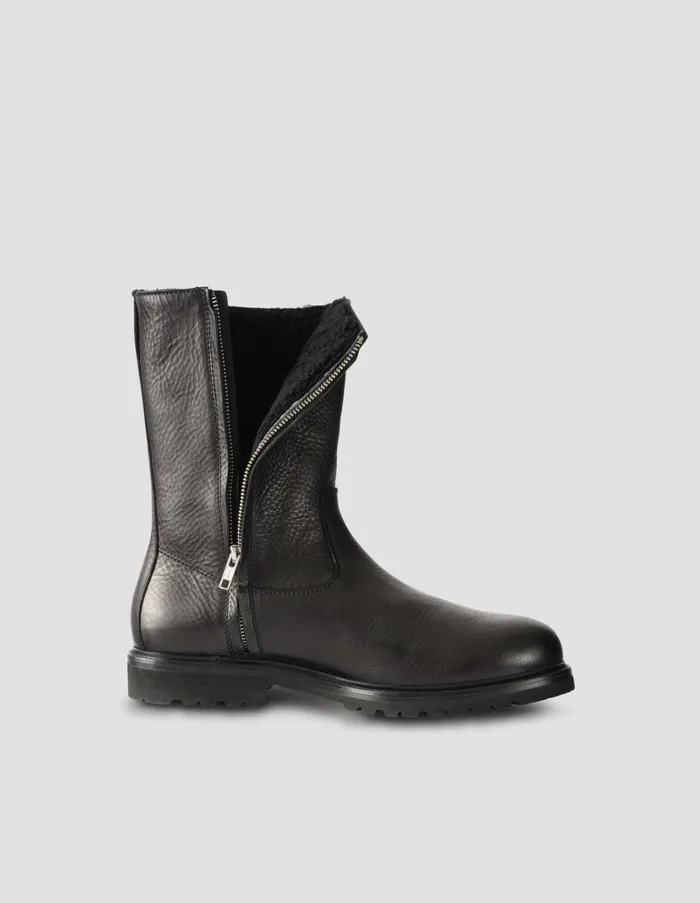 Shoes Men Margaret Howell Zip Up Boot Black