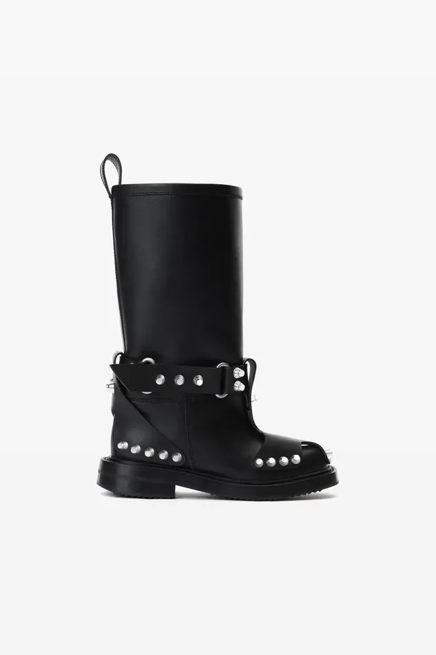 Shoes Women Alexander Wang Dixon Buckle Boot In Leather
