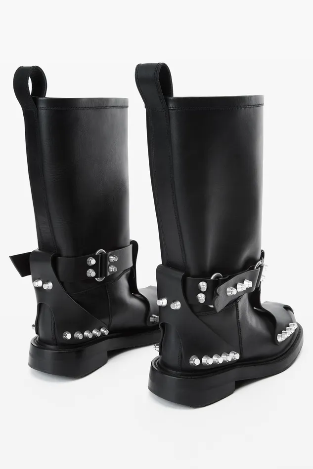 Shoes Women Alexander Wang Dixon Buckle Boot In Leather