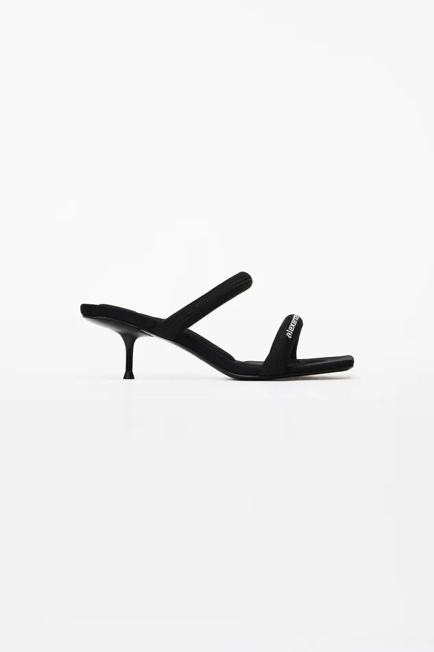 Shoes Women Alexander Wang Jessie 55mm Nylon Tubular Low Sandal
